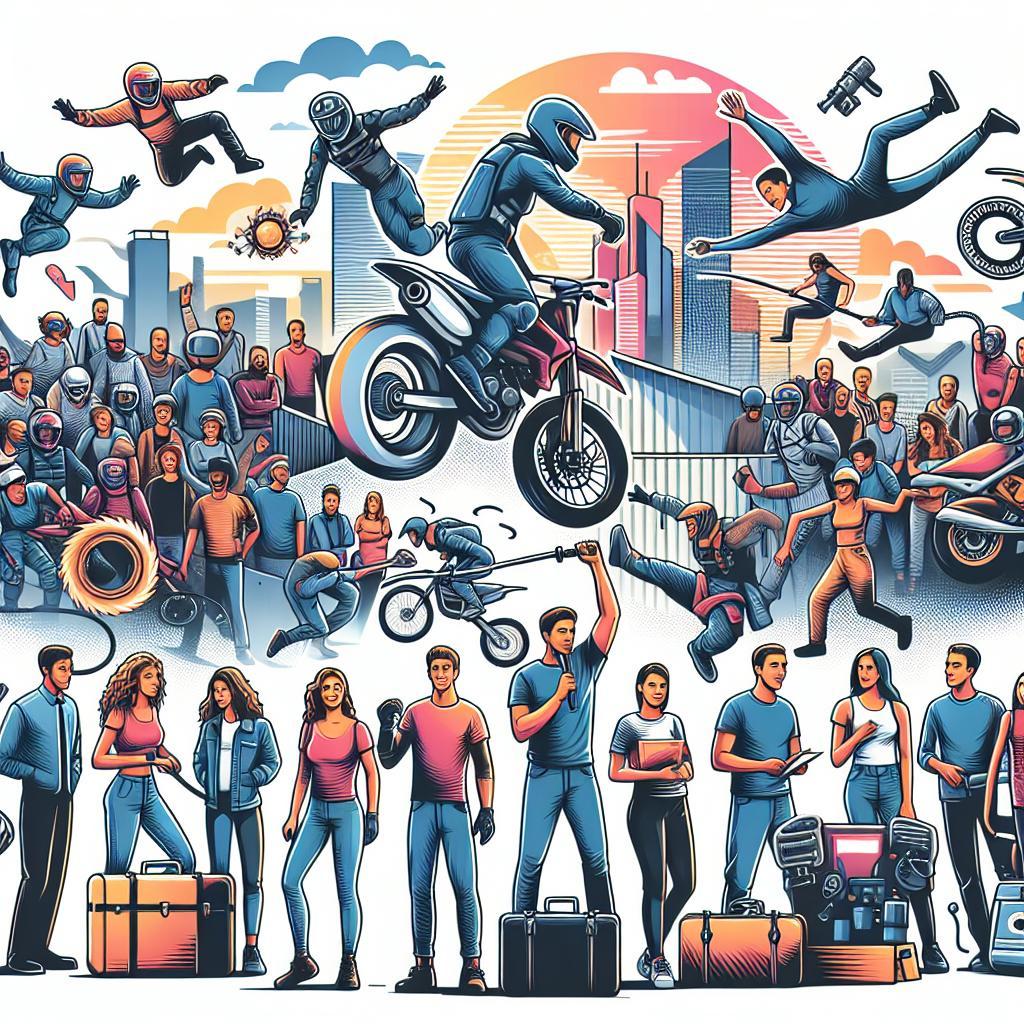 Meetups und Workshops für Stuntbegeisterte